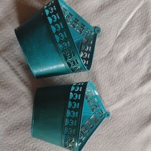 Teal Decorative Wall Planters